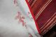 , Weihnach Idee,  Groß Antik Leinen Tischdecke,  Tolle Antik Rot Stickerei210x160 Tischdecken Bild 8