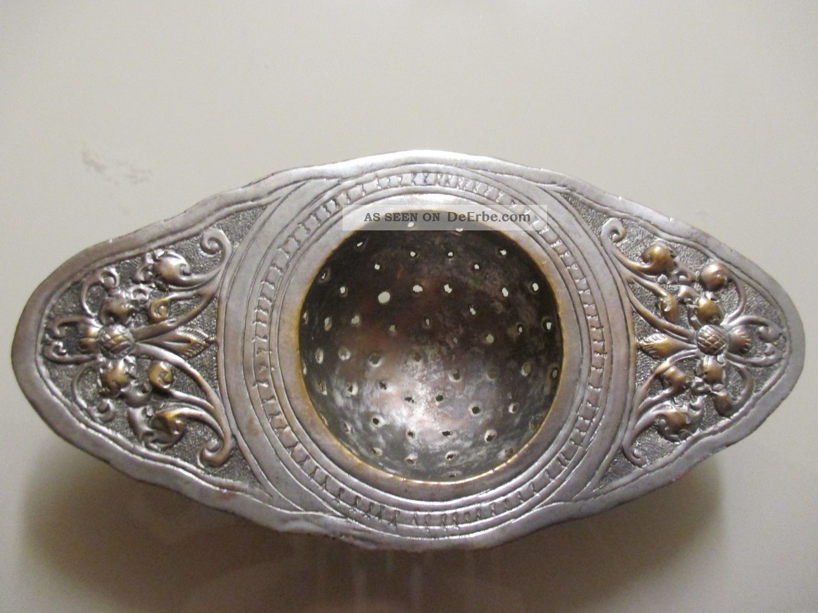 Wunderschönes,  Altes Teesieb,  Toll Verziert Haushalt Bild