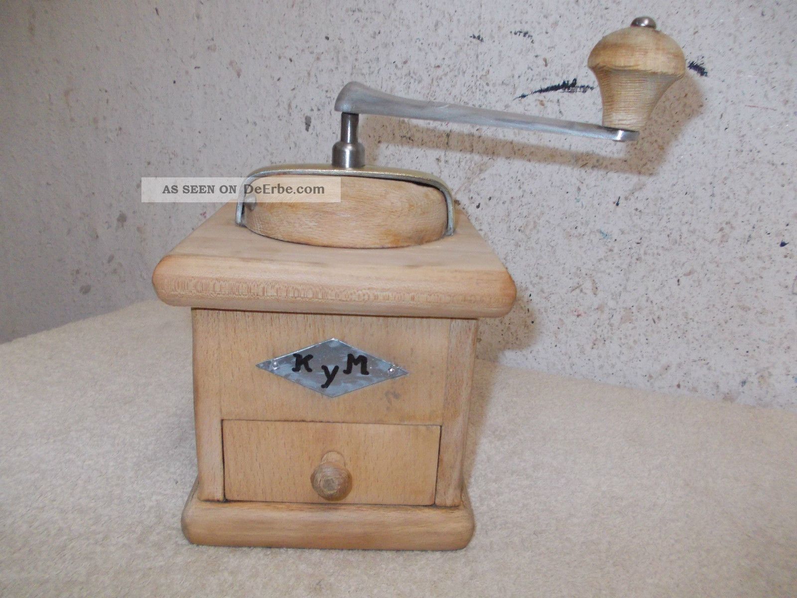 Alte Aufgearbeitete Kym Kaffeemühle,  Kaffeemühle,  Alte Kaffeemühle Haushalt Bild