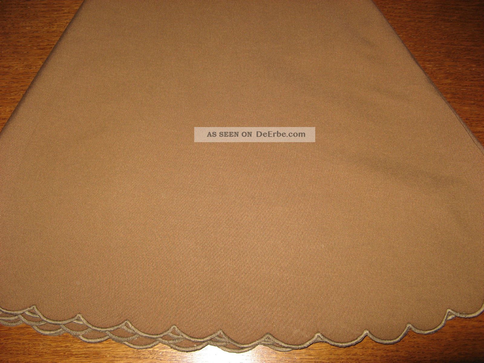 Große Runde Tischdecke - Bogenrand - Ø Ca.  165cm Tischdecken Bild