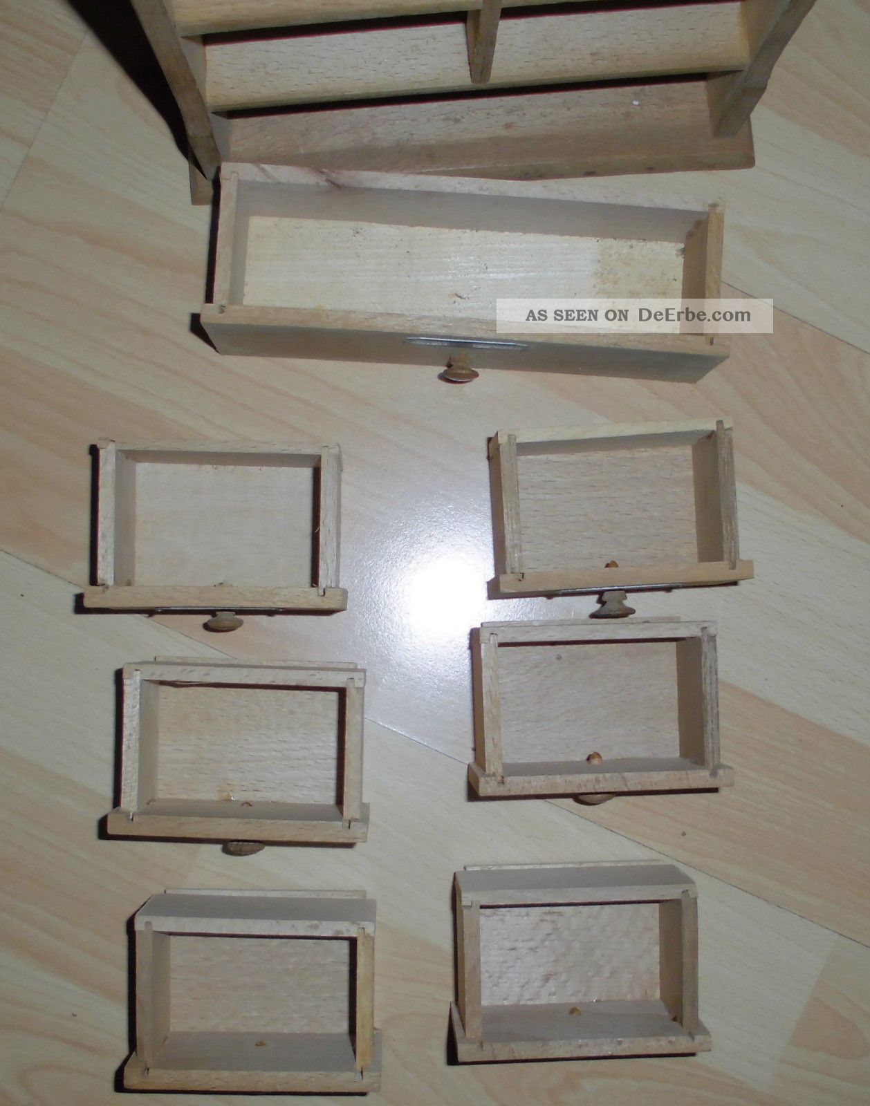 Gewürzregal Gewürz Schränkchen Alt Schubladen Eiche Massiv Gewürz Regal