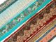 Weinlese - Indien Gestickte 6x Sari Border Trim Deco 1yd Lace Multicolor Textilien & Weißwäsche Bild 4