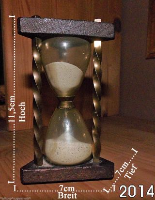 Alte Bauern Sanduhr Eieruhr Minutenuhr Bild