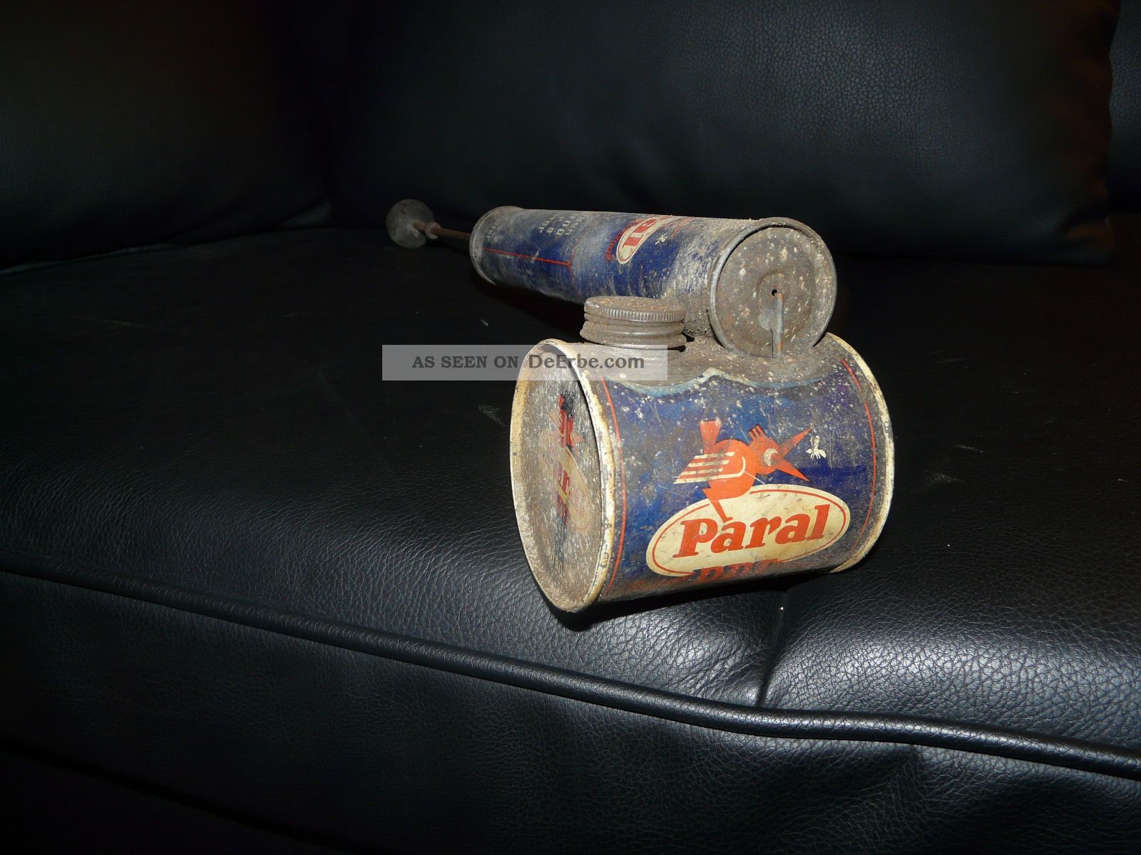 Sehr Alte Paral Ungeziefer Giftspritze Dachbodenfund Haushalt Bild