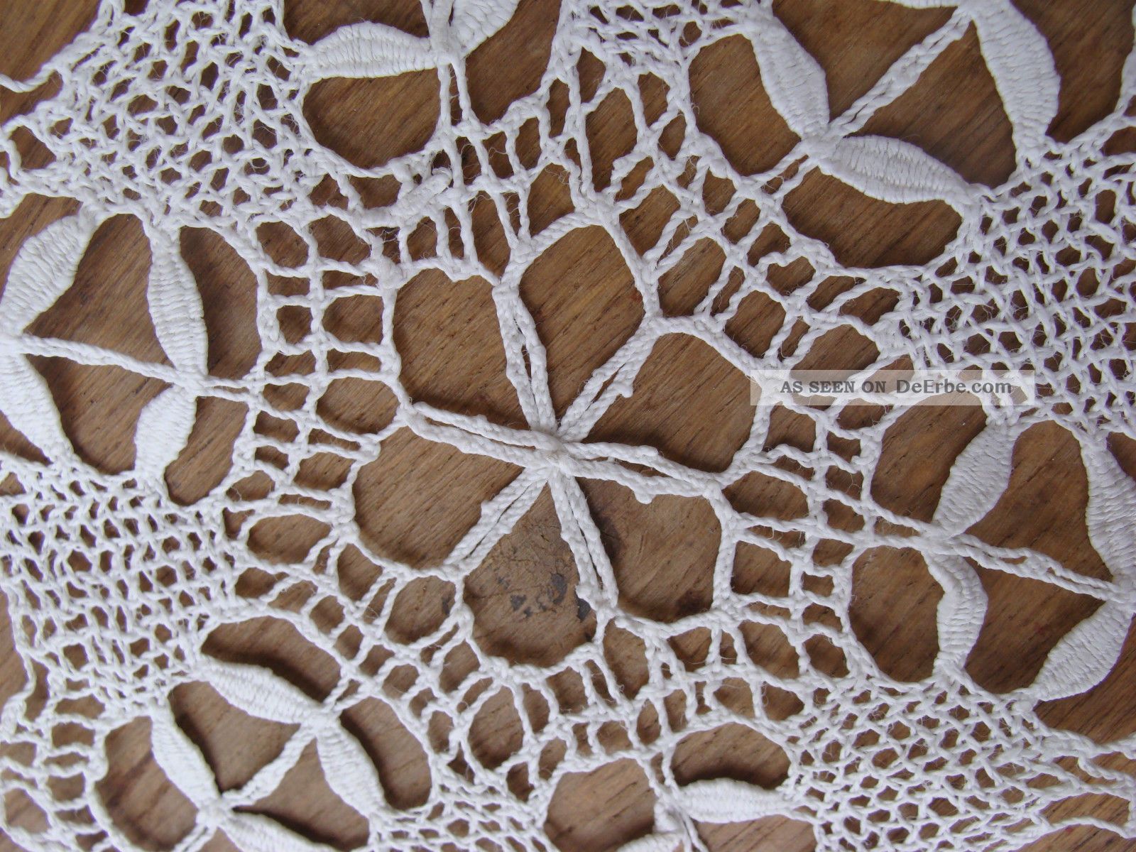 Antik Weiß Leinen Antik Klöppelspitze Weiß Klöppeldecke Rund Handgeklöppelt Jdl Tischdecken Bild