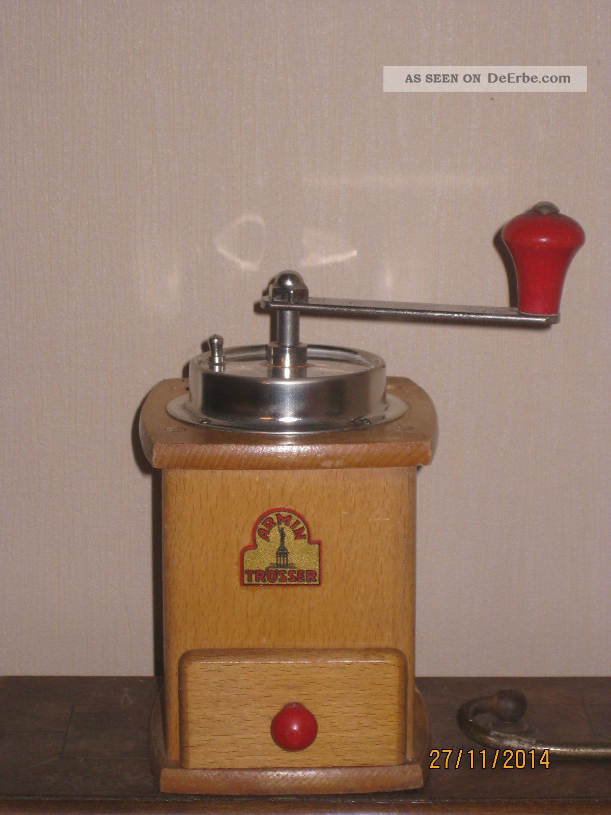 Gut Erhaltene Kaffeemühle Der Fa.  Armin Trösser Nr.  70001 Haushalt Bild