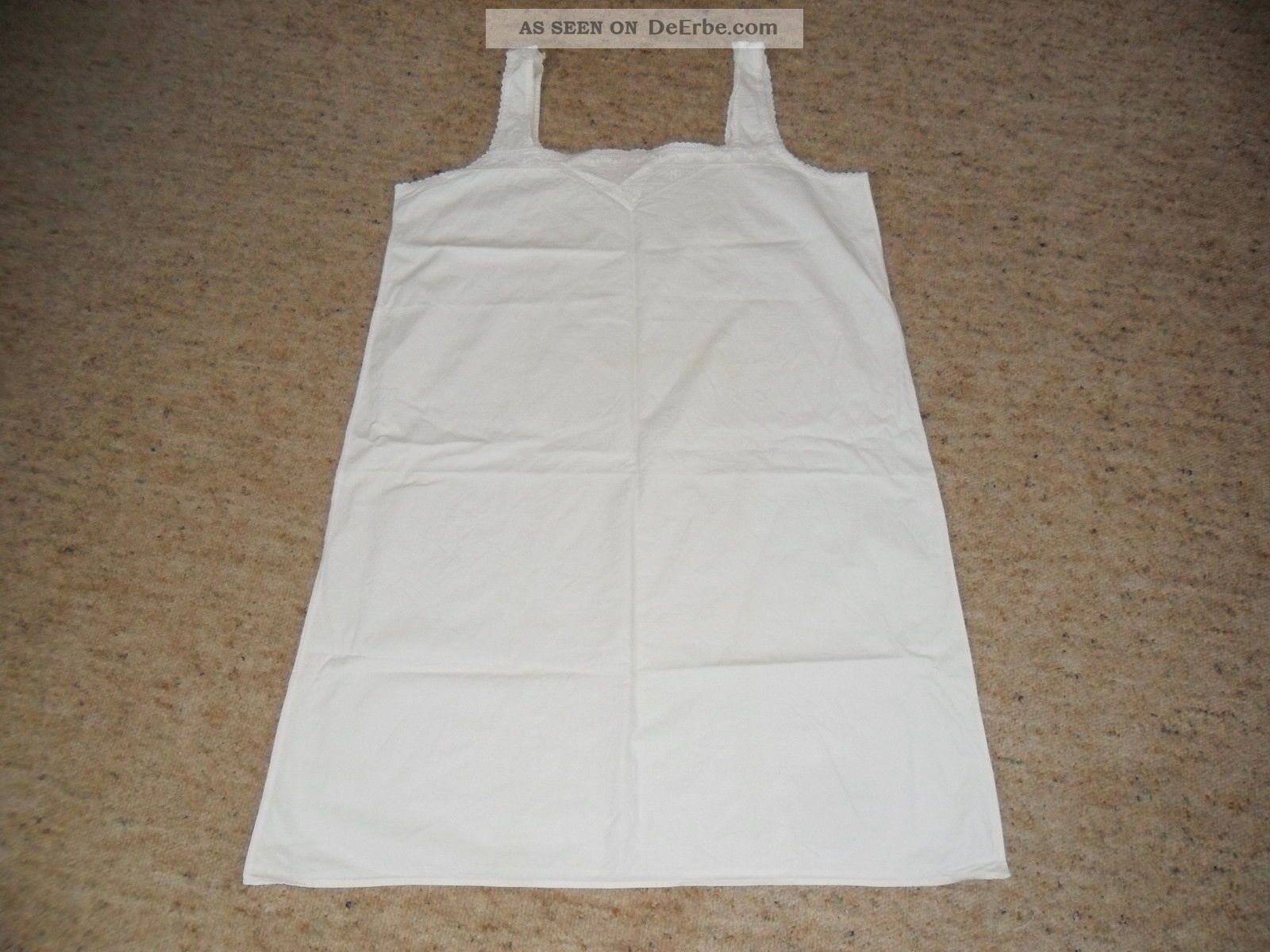 Sehr Alte Wäsche Hemd Um 1910 Unterhemd Für Damen Mit Spitze Textilien & Weißwäsche Bild