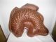 Alte Kupfer Kuchen Backform Fisch - Puddingform - Kupferbackform Innen Verzinnt Haushalt Bild 2