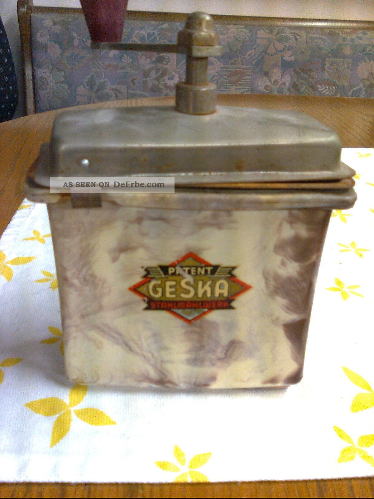 Geska Kaffeemühle Alt Haushalt Bild