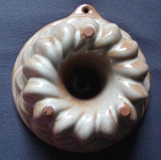 Alte Gugelhupfform 18cm Keramik Backform Kuchenform Bild