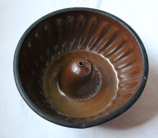 Alte Antike Backform Guglhupf Kuchenform Keramik Steingut Bild