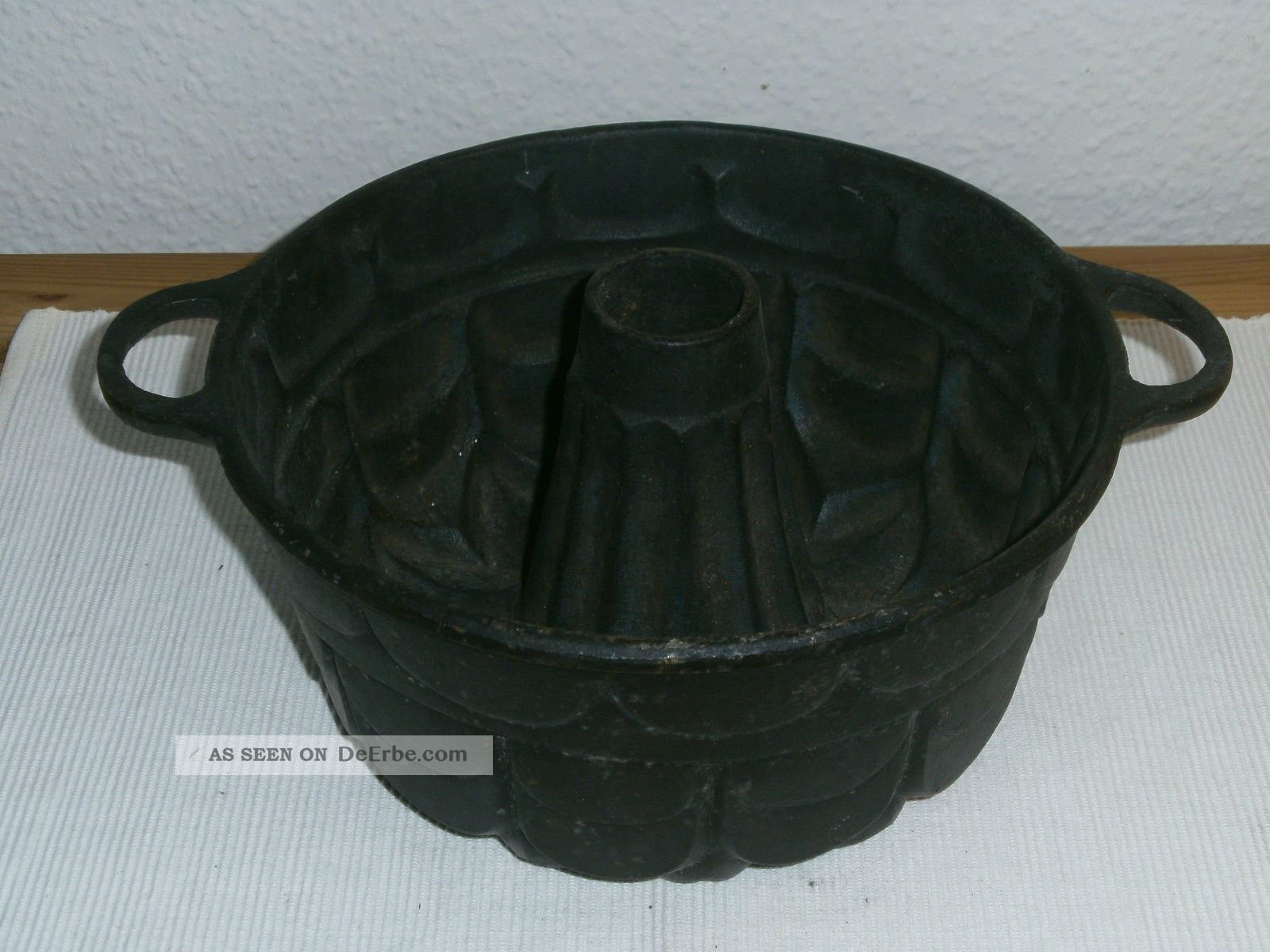 Alte Backform Gusseisen Kuchenform Gugelhupf