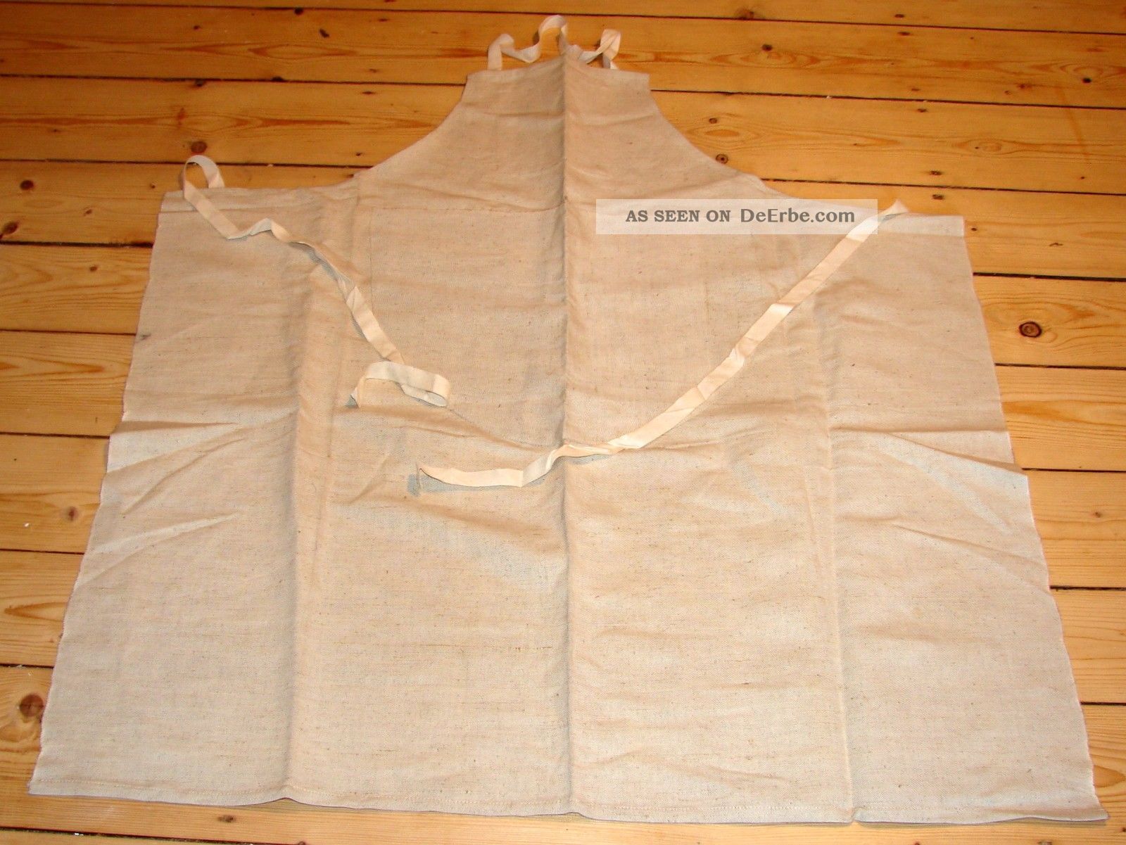 Leinen - Schürze Mit Tasche Weißwäsche Bild
