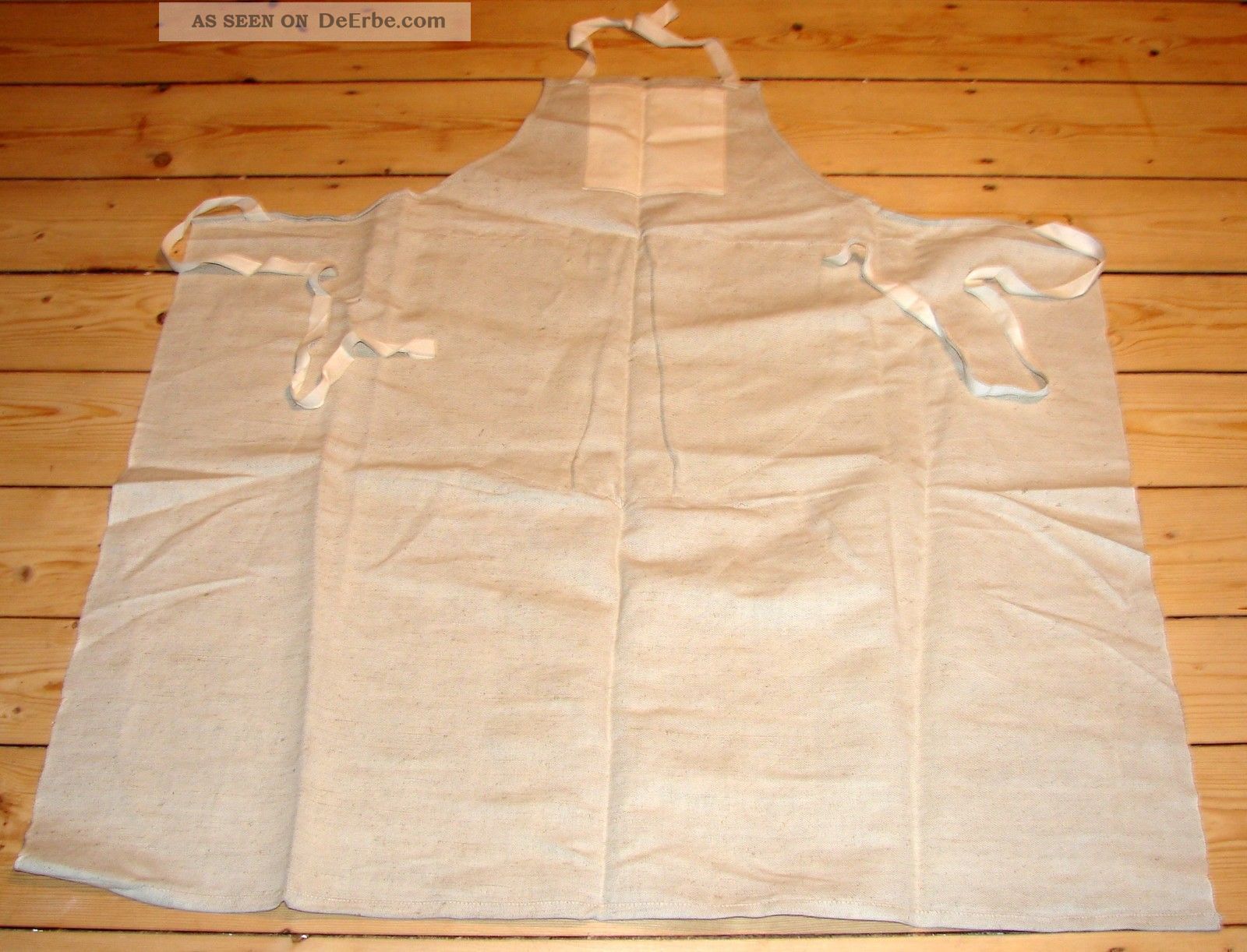 Orandesigne Schürzenkleid Aus Leinen/Baumwolle – Lässiges Midikleid Mit Hosenträgern & Taschen