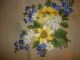 Gr Aufwendig Bestickte Tischdecke Blumen Klöppel Spitze? Leinen Bw Shabby Chic Tischdecken Bild 2