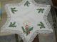 Stern,  Weihnachts - Decke Tannenzweige Kerze,  Klöppelspitze,  Handarbeit - 802 - Tischdecken Bild 1