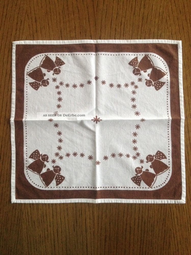 Alte Ddr Advent Weihnachten Tischdecke Serviette Mitteldecke Top Tischdecken Bild