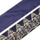 Vintage 1yd Sari Border Sewing Blue Trim Hand Beaded India Lace Ribbon Textilien & Weißwäsche Bild 1