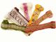 Weinlese - Indien Multicolor 6x Sari Border 1 Yd Ribbon Hand Beaded Handwerk Trim Textilien & Weißwäsche Bild 2