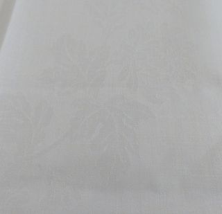 Tischdecke Baumwolle Leinen Damast Antik Tafeltuch Monogramm Bild