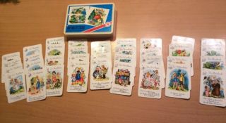 Nostalgisches Kartenspiel Quartett Am Waldessaum Bild