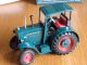 Sammlung - Kovap - Blechspielzeug - Traktor Hanomag R40,  Blau Mit Anhänger - Top Gefertigt nach 1970 Bild 4