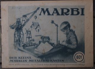 Märklin - Marbi - Anleitung No.  601 Komplett Und Noch Gut Bild