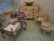 Antike Puppenstube (2 Zimmer) Mit Schönen Holzmöbeln Puppenstuben & -häuser Bild 6
