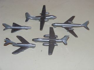 5 Alte Ddr Modell / Spielzeug Flugzeuge Bild