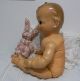 Entzückende Masse Puppe Googly Googli,  Alt Antik,  41 Cm,  Ca.  30er Jahre Puppen & Zubehör Bild 9