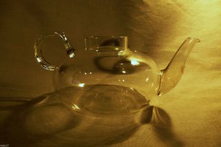 Bauhaus Wagenfeld Jenaer Glas Teekanne Saaleglas 1/2 Liter Bild