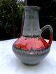 Selten In Form Und Farbe Fat Lava Krug Vase Aus Den 70ern Verm.  Scheurich 27cm 1970-1979 Bild 1