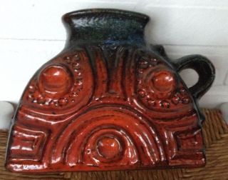 Carstens German Pottery Keramik Vase 60s Keramikvase 60er Bild