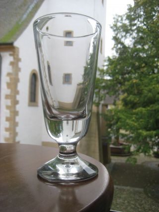 1 Glas - Kelchglas (bistro?) - Alt - Groß - Schwer - 15,  5/330 Bild