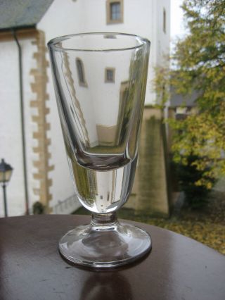 1 Glas - Kelchglas (bistro?) - Alt - Groß - Schwer - 14,  5/355 Bild