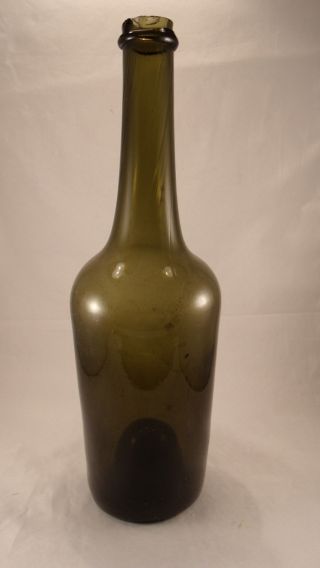 Antike Weinflasche,  Old Bottle / Glasflasche Calvados Mit Abriss Um 1790 Bild