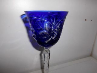 Kristallglas - Weinrömer - Blau - Ansehen Bild