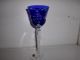 Kristallglas - Weinrömer - Blau - Ansehen Sammlerglas Bild 2
