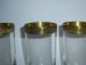 6 Kristall Gläser Trinkgläser Mäander Fries 24k Vergoldet Für Wasser Saft Glas & Kristall Bild 1