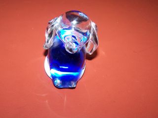 Briefbeschwerer Paperweight Tiermotive Hund Glas Kristall Dekorglas Sammeln Bild