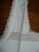 Orig.  Antikes Nachthemd Gr.  38 Nachtkleid Vintage Weiß Echter Spitze - Traum Textilien & Weißwäsche Bild 1