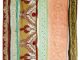 Weinlese - Indien 6x Sari Border 1yd Ribbon Trim Bestickt Multicolor Handwerk Textilien & Weißwäsche Bild 1