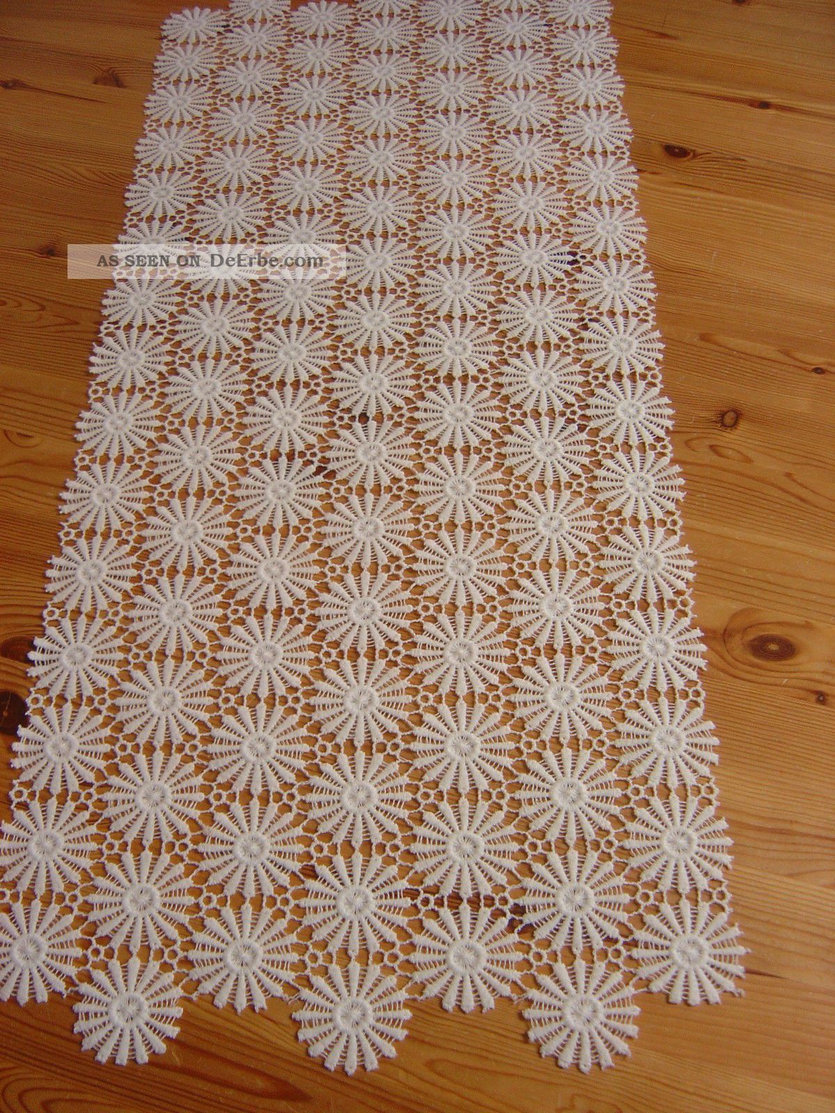 Spitzen - Tischläufer,  Creme,  34 X 80 Cm Tischwäsche Bild