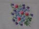 Handarbeit Stickerei Tisch - Mittel - Decke Ca.  78x78 Cm Blumen - Motiv (087) Tischdecken Bild 6