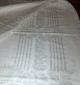 Jugendstil Tafeltuch - Baumwolldamast - Weiss - Antik - 117cm X 205cm Tischdecken Bild 4