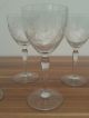 5 Weingläser (g) Aus Omas Zeiten,  Kristallglas,  Antik,  Schön Anzusehen Haushalt Bild 1