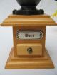 Alte Pfeffermühle Gewürzmühle Kaffeemühle Mühle Handmühle Pepper Mill Top Buche Haushalt Bild 2