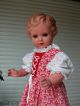 Große 64 Cm Puppe Hergestellt Ca.  1960 - 1970 Bekleidet Eine Schöne Sammlerpuppe Puppen & Zubehör Bild 1
