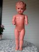 Große 64 Cm Puppe Hergestellt Ca.  1960 - 1970 Bekleidet Eine Schöne Sammlerpuppe Puppen & Zubehör Bild 2