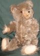 Alter Teddybär,  Grau/braun Mit Plüschfell Und Glasaugen,  50er J. Stofftiere & Teddybären Bild 1